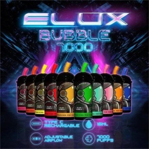 New Elux Bubble 7000 puffs Disposable arrived