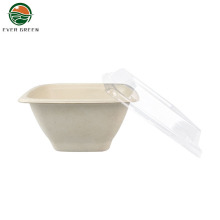 Одноразовая биоразлагаемая биоразлагаемая салатная чаша Bagasse