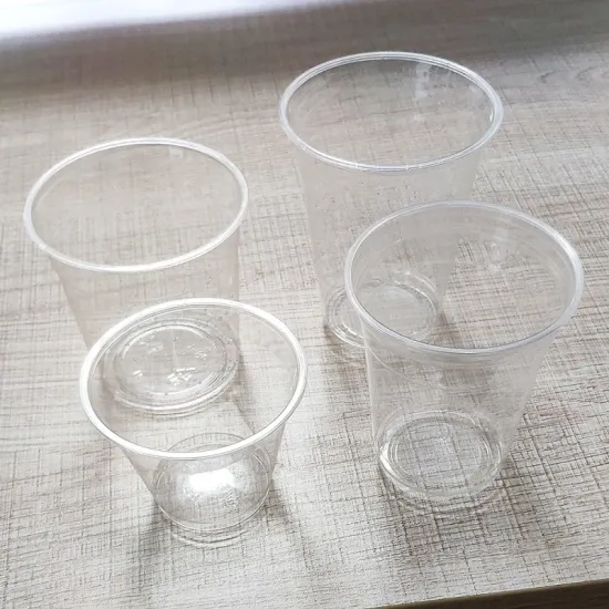 16oz Clear Recyclable PET Cup for Summer Cold Drinks