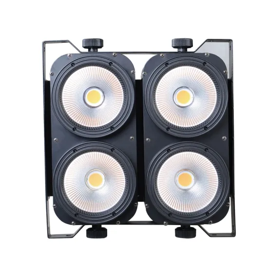 4x100W Warm White & Cool White 400W LED Blinders Strobe Stage Light