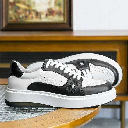 Double colors flexible casual shoes