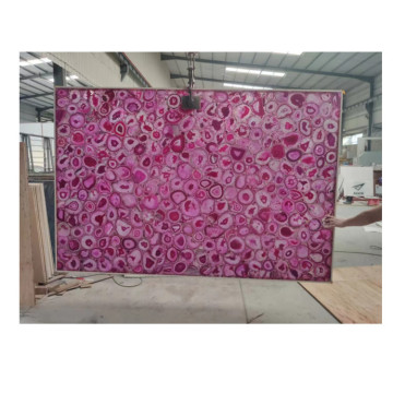 Prezzi naturali di pietra agata rosa: decorazioni di lusso in pietra semi-preziosa