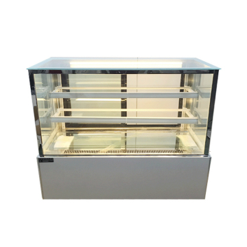 Stainless Steel Cake Display Cabinet with Sliding Glass Door Refrigerator