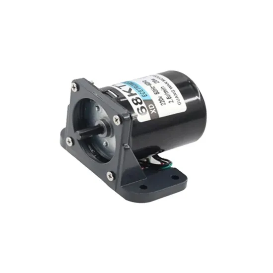 68KTYZ Micro Low Speed Permanent Magnet Synchronous Motor with 28W Power, 220V AC Input, Centric Output Shaft and Bracket Gear Reducer
