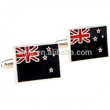 Folk Art Newly National Flag Costumes Accessory Cufflinks