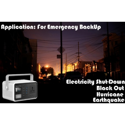 110V and 220V Solar Power Generator with Portable Battery Pack