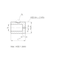 Ball-lock Matrixes with Start Bore Mold Parts