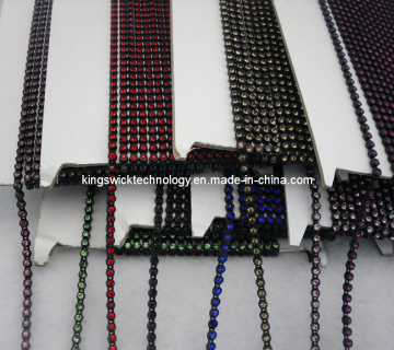 Clear Stones Plastic Rhinestone Banding Trimming