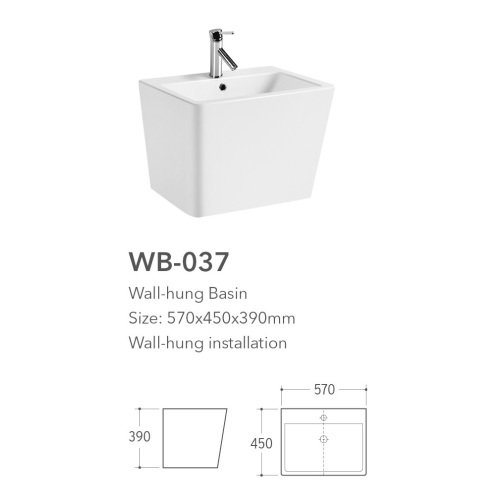 acacia e econax ect wall hung basin