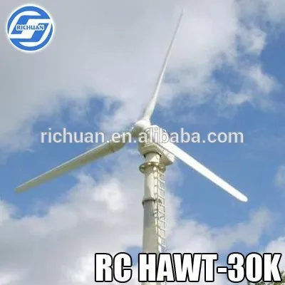 new horizontal wind generator china wind horizontal turbine 30kw