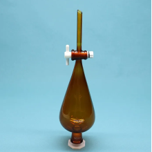 Amber Glass Separate Funnel with stopcock