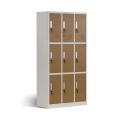 9 Compartment Locker Staff Locker for Work Place