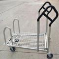 Almacén de alta calidad de 4 ruedas Galvanized Stock Trolley