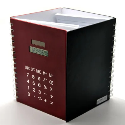 Pocketbook PU Cover Notebook Calculator