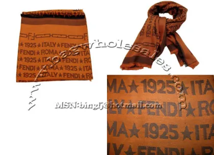 FENDI blue scarf