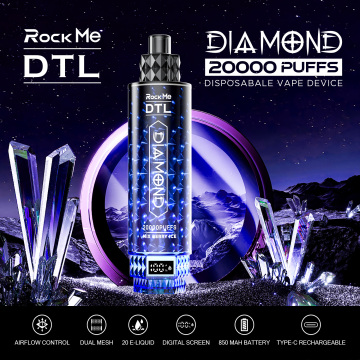 Rock Me Diamond 20k Puffs DTL Vape