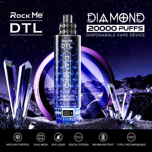 Rock Me Diamond 20K Puffs Dtl Vape