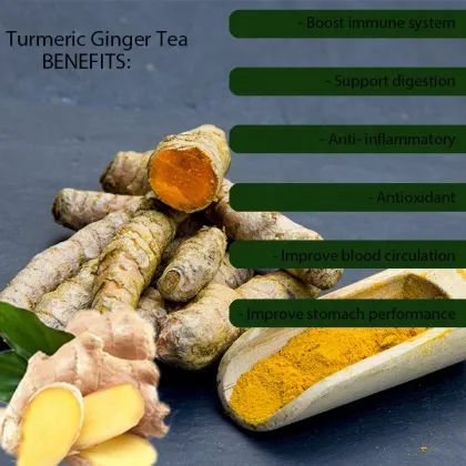 Private Label Lemon Ginger Tea Bags - Flavored Herbal Tea