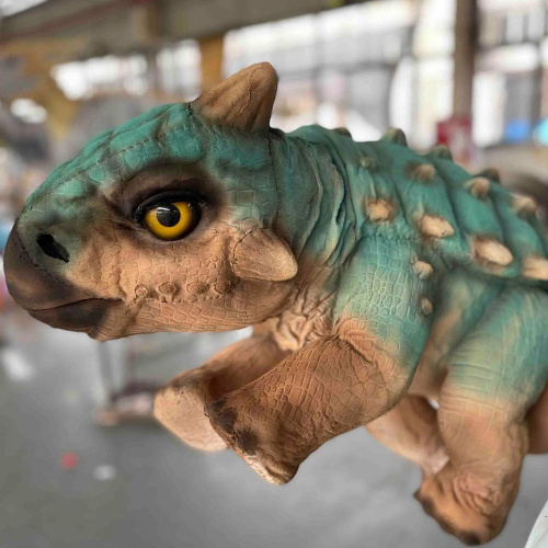 Ankylosaurus Puppet Show Props for Stage Art Performances
