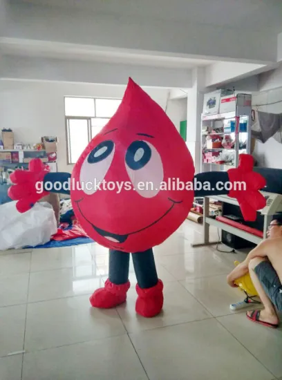 inflatable walking cartoon Blood Drop, Inflatable water drop mascot costume