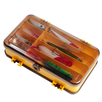 Double Layer 180x100x50mm Plastic Fishing Box - Tackle & Lure Storage