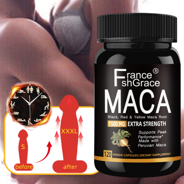 Supplément de maca organique améliore les capsules racinaires de maca endurance