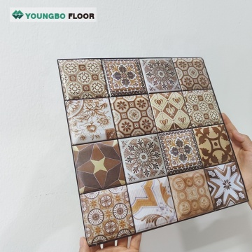 Peel and Stick 3D Vinyl Tiles for Home Wall Decor & TV Backdrops