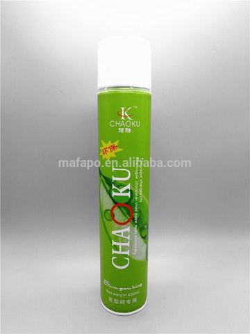 Aerosol hair spray hair cream oxydant