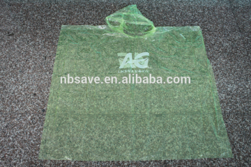 2014 promotional 0.03mm PE Kind Einweg-Poncho Regenmantel raincoat