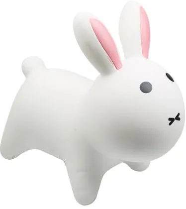 White Inflatable PVC Eco-friendly Soft Play Animal Toy: Inflatable Horse
