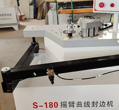 Folding Arm Curve Sealing Manual Edge Bander Machine