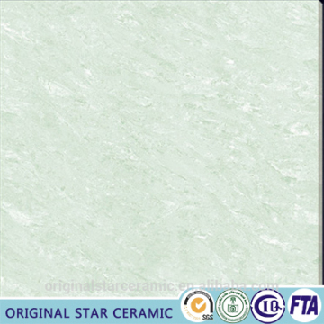 Apple Green Double Loading Polished Porcelain Tile 600*600MM OS6505