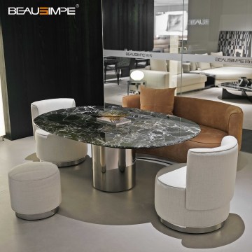 Minimalistische Rayan salontafel met marmer
