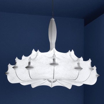 Large Silk Chandelier for Modern High Ceiling Spaces: Lobby, Villa, Hotel Decor