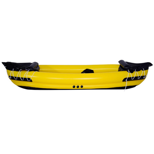 Custom Yellow PVC Inflatable Kayak 3 Person Raft