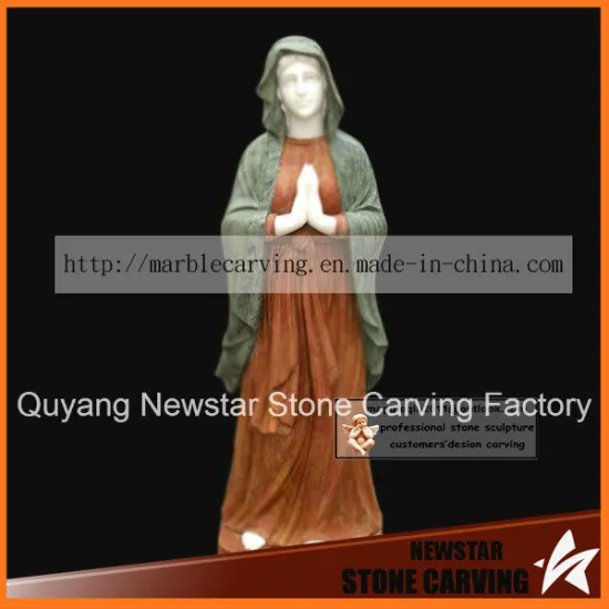 Virgin Mary Marble Statues Beautiful Sculpture