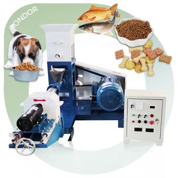 Máquina de processamento de alimentos para animais de estimação automática de 1 tonelada de truta aqua