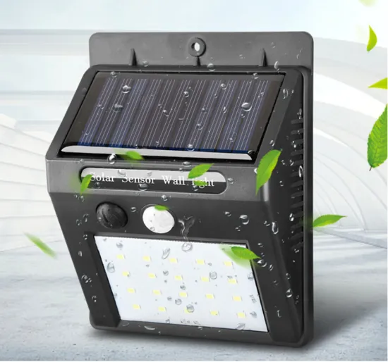 Solar Panel Outdoor LED Solar Motion Sensor PIR Wall Lamp