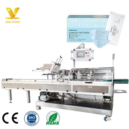 KV Automatic Face Mask Packing Machine for Cartoning and Accessories