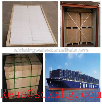White HDPE Extruding bar