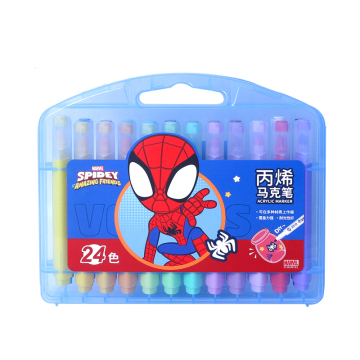 Wholesale Cartoon Acrylic Marker Pens for Kids - Professional 12/24/36 Packs