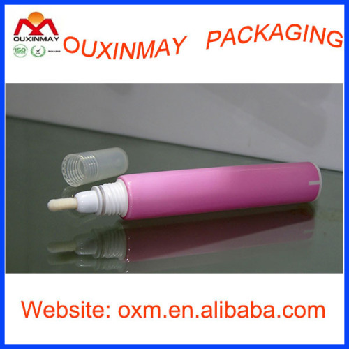 Excellent cosmetic plastic flocking tube with food grade packaging