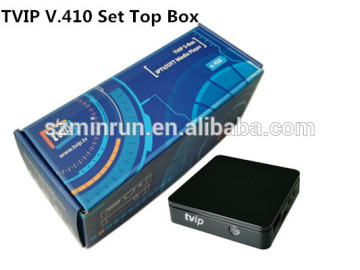 original mini TVIP V.410 iptv top-set box Support Android KK 4.4 or Linux TVIP Top Box Set