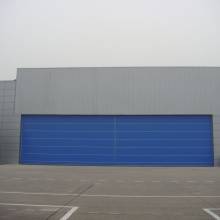 Fast action high speed rolling up hangar door
