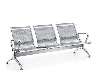 Metal furniture public waiting chair