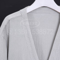 Custom 100% Cotton Velour Bathrobe with logo
