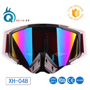 Newest anti-fog snowboard ski goggles , UV400 snow goggles with custom strap