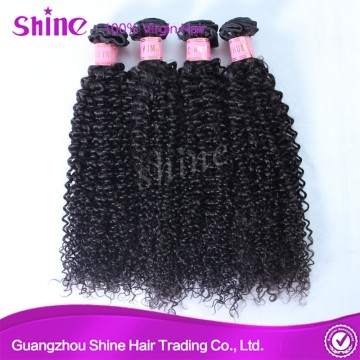 Cheap Raw Brazilian Hair Kinky Curly Natural Black