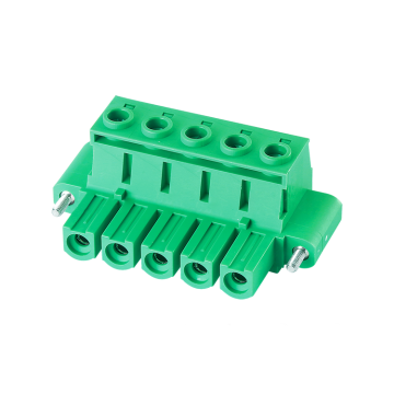 High Current 10.16mm Pitch PCB Pluggable Terminal Block with Ears 5EDGKM-10.16