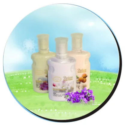 Cleansing Bath Body Shower Gel , Pink White Moisturizing Body Lotion